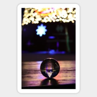 Christmas tree in a crystal ball Sticker